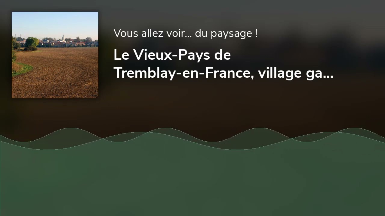 Le Vieux-Pays de Tremblay-en-France, village gaulois en zone dense