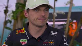 Max Verstappen post race interview | P4 |“I had nothing to lose so I had fun” |Miami Grand Prix 2025