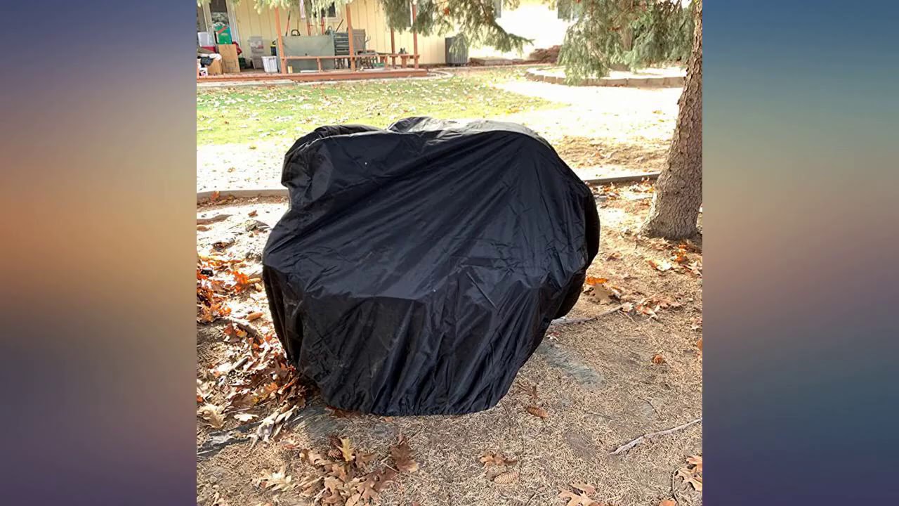 Szblnsm Waterproof Riding Lawn Mower Cover - Heavy Duty 420D Polyester Oxford review