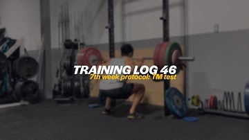 7th week protocol: Training max test