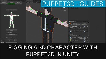 Puppet3D Setting up guides for a low poly character in Unity3d