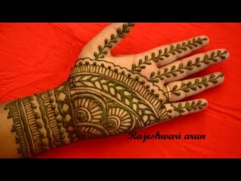 Eid Special Easy Bridal Henna Mehndi Designs For Hands 2017 Step