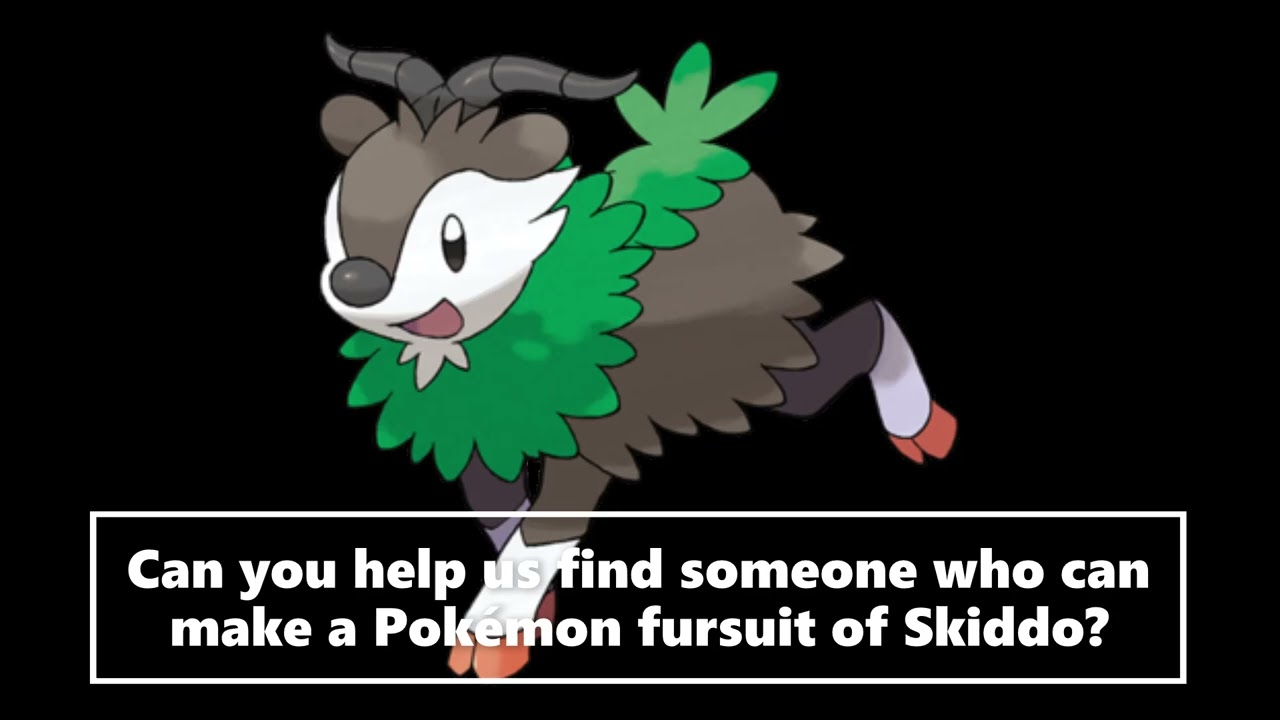 Pokemon Fursuit Ideas Skiddo (Pokemon X and Y)