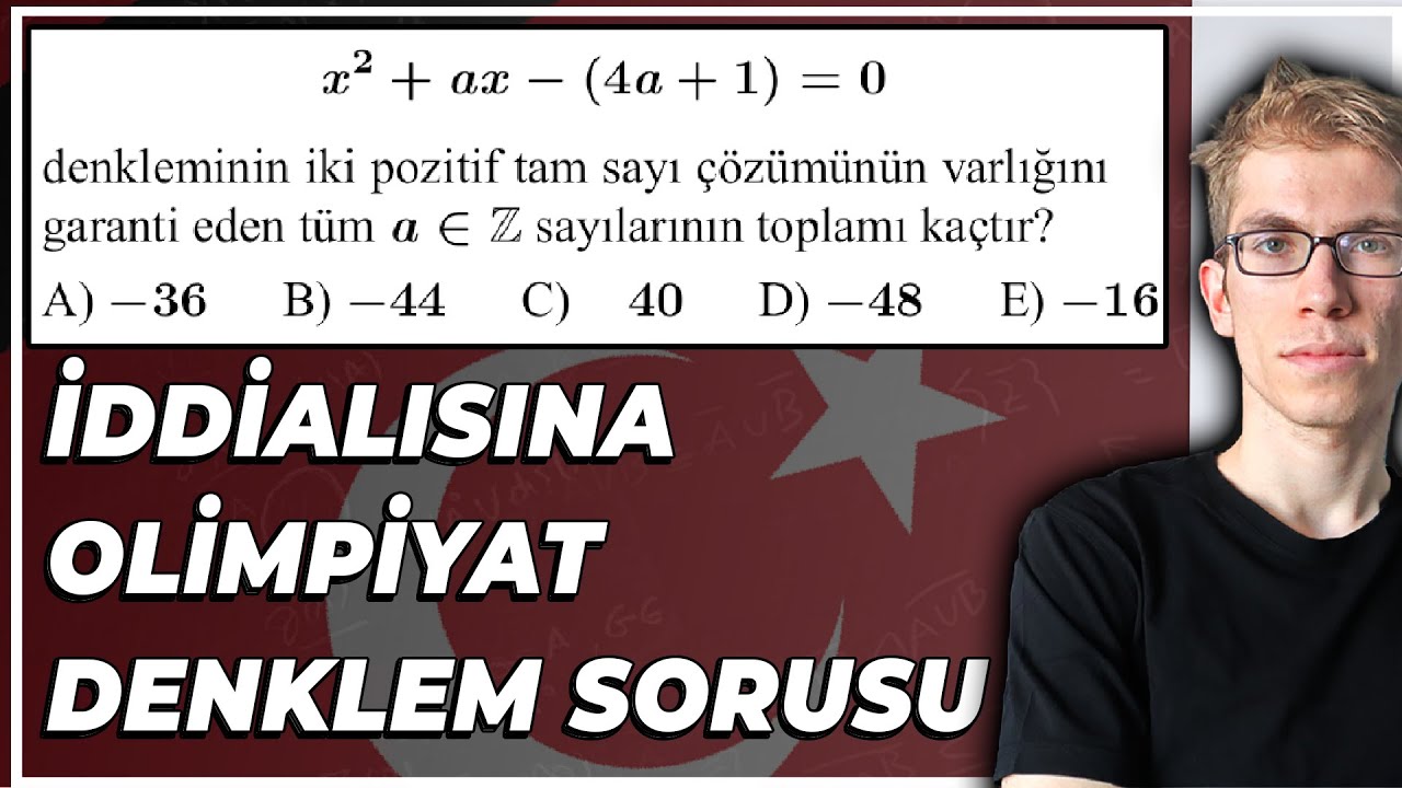 Göremezseniz Çözemezsiniz! | 2024 Olimpiyat Matematik Sorusu