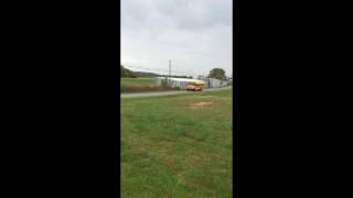 Wayne County School Bus Driver Turning on to Greenhill Estates Road