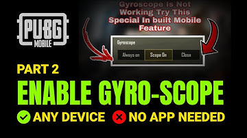 How To Fix The Current Device Does Not Support This Function Pubg Gyroscope Problem Solve 100% Work