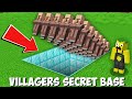 I found the MOST SECRET DIAMOND BASE UNDER VILLAGERS in Minecraft ! NEW SECRET PASSAGE !