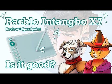 Parblo Intangbo X7 [Drawing Tablet Review + Speedpaint]