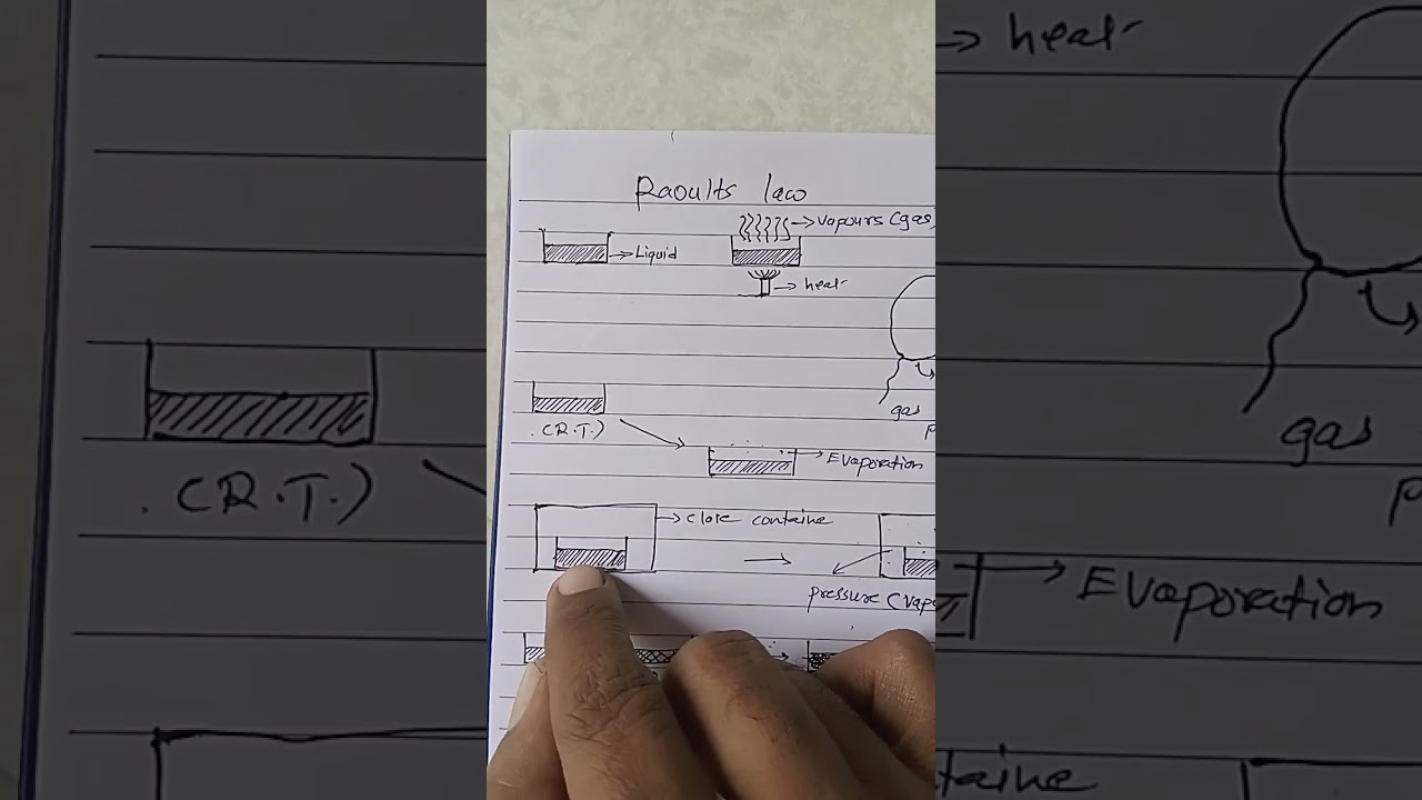 What is Raoults  Law?what is vapour  pressure?