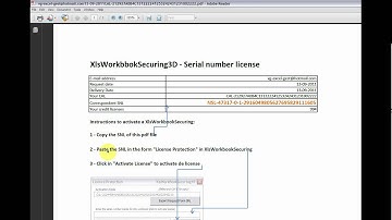 Licensing a copy of XlsWorkbookSecuring