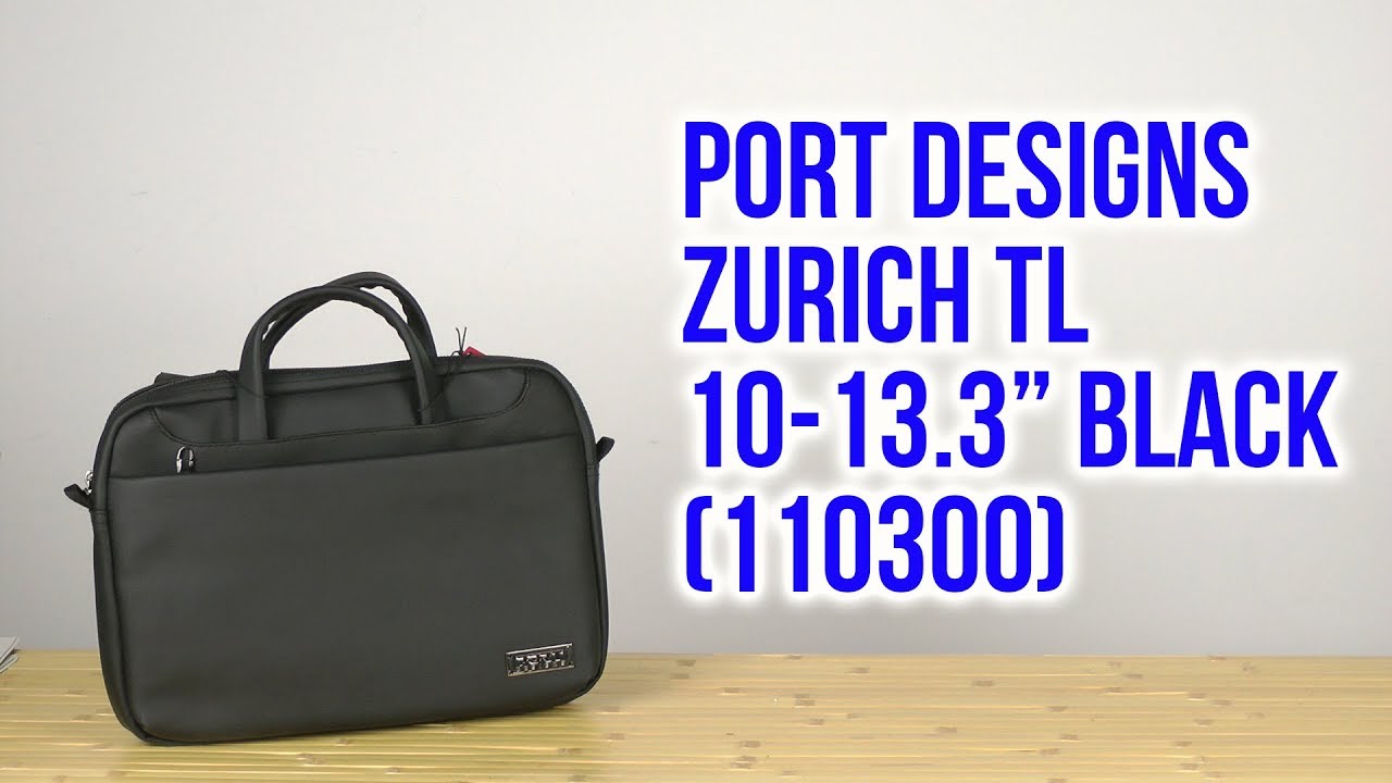Распаковка PORT Designs Zurich TL 10-13.3 Black 110300