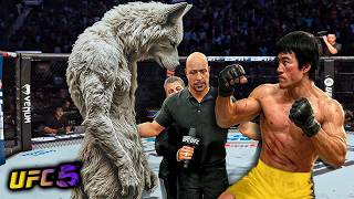 BRUCE LEE vs. Testosterone Wolf (EA sports UFC 5)