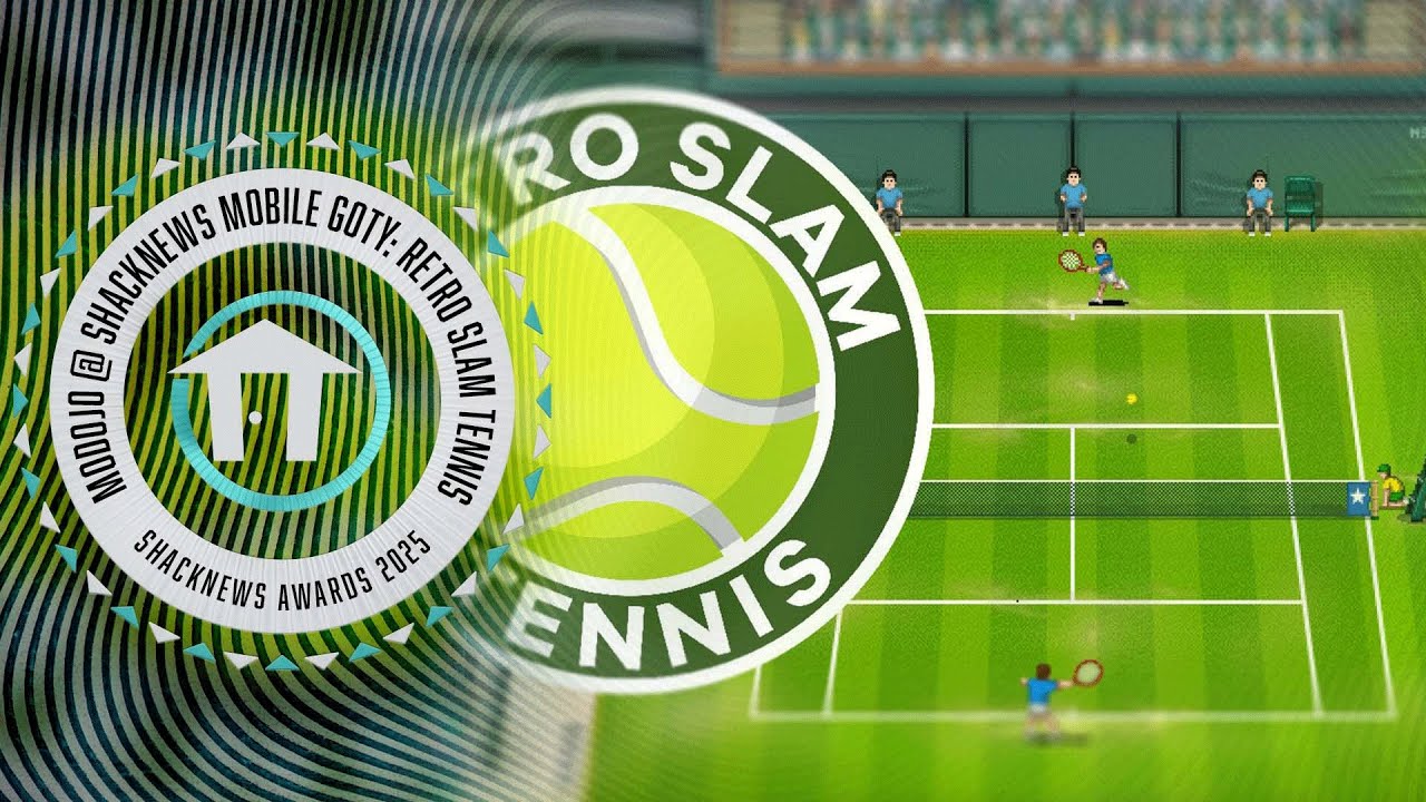 Retro Slam Tennis - Modojo в номинации "Мобильная игра года 2025" по версии Shacknews