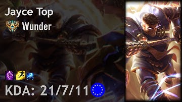 Jayce Top vs Maokai - Wunder - EUW Challenger Patch 7.2