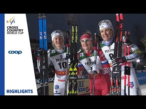 Highlights | Yulia Belorukova stuns the field in Finland | Ruka | Ladies' Sprint | FIS Cross Country