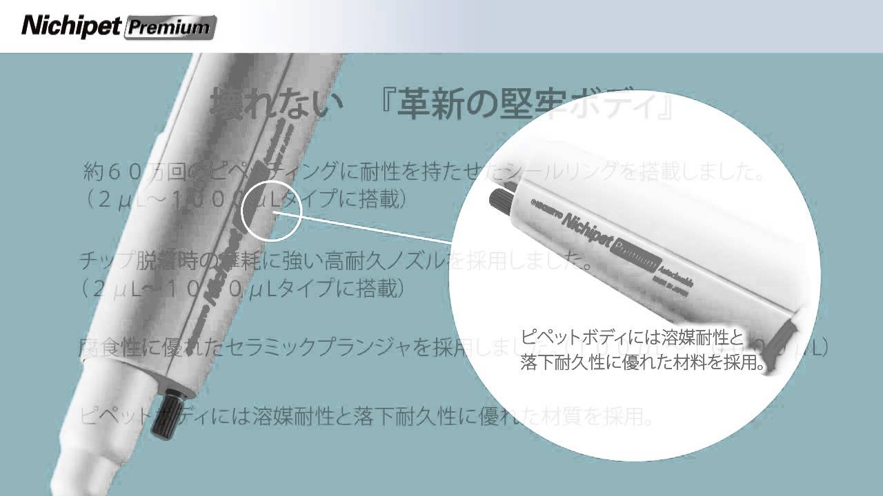 1-1858-05 Nichipet Premium (20～200μL) 00-NPP-200 【AXEL】 アズワン