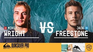 Mikey Wright vs. Jack Freestone - Round Three, Heat 12 - Quiksilver Pro Gold Coast 2019