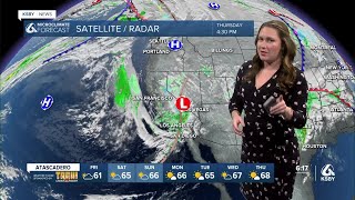 Some lingering rain will give way to a warmer weekend