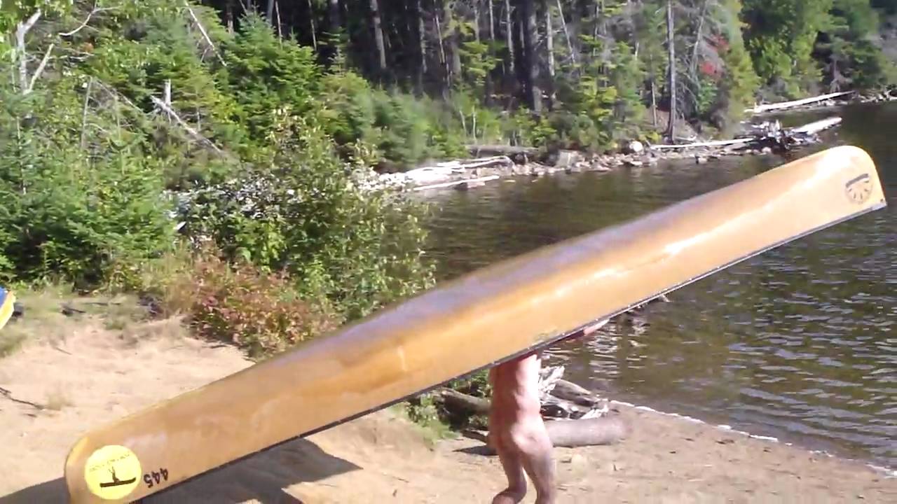 Staffer from the Bachelor Scandal portaging a canoe naked YouTube