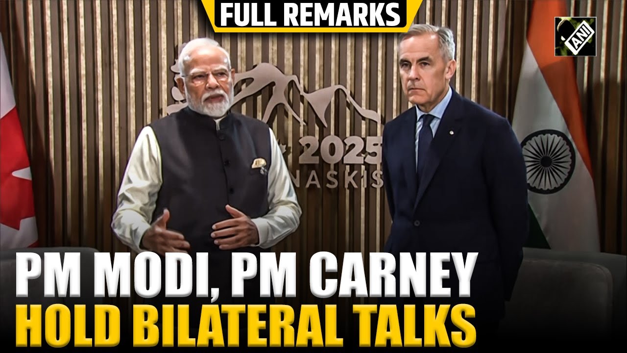 PM Modi holds bilateral talks with PM Mark Carney at G7 Summit in Canada