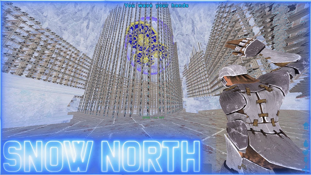 Snow Base Ark Tutorial Snow North Base Tour | Sinister | BBX Fiber | Ark | #ark #op #basetour ...
