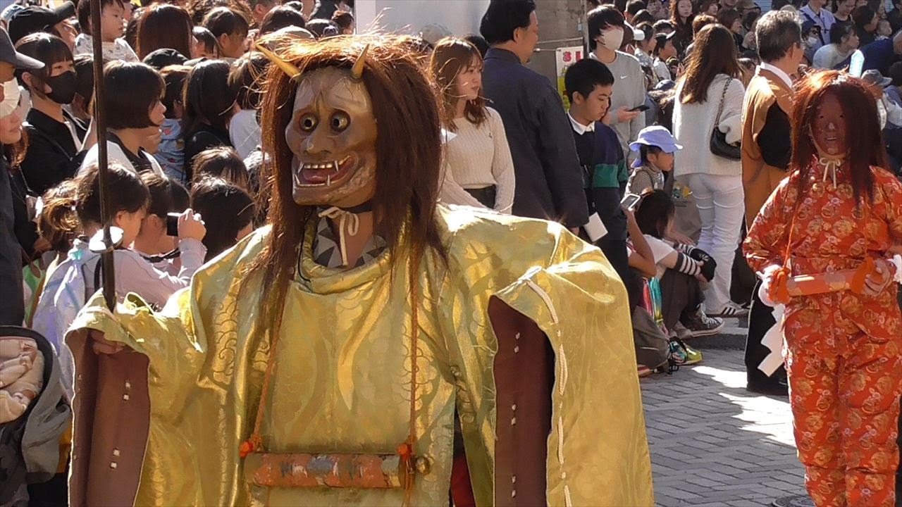 上野天神祭 神幸祭 （大盛況の鬼行列）2024