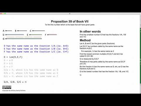 Euclid S Elements Book 7 Proposition 39 Youtube