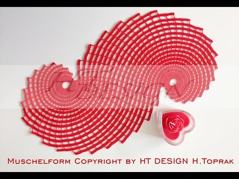 Muschelform (orginal), fächer, wellenbogen, stern,spiralform ...