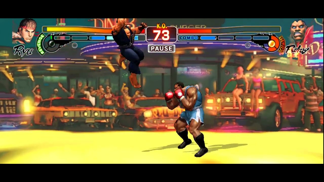 Balrog Vs Ryu Street Fighter 4 CE Mobile Version - Ryu vs. Balrog - YouTube