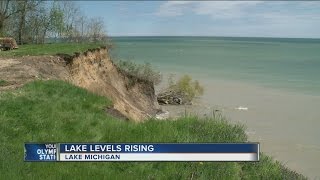 Rising Lake Michigan water levels benefit yacht club