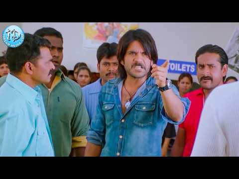 Nagarjuna Mass Action Scenes | Powerful Fight Scenes | Telugu Movie | iDream