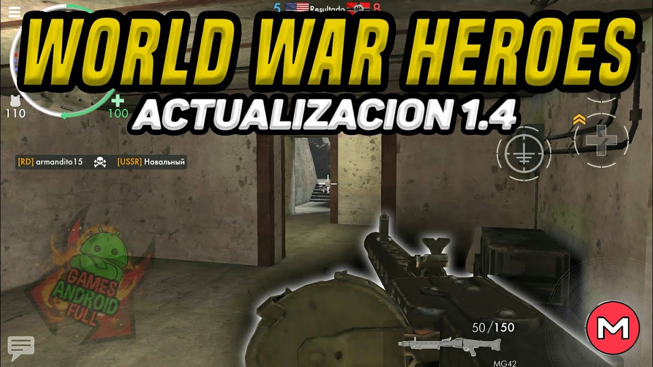 World War Heroes 1.4 Actualizacion Descargar APK&DATOS OBB por MEGA