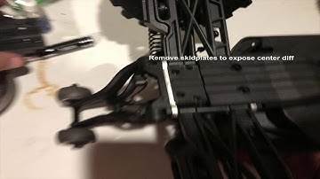 Redcat Kaiju Center diff removal