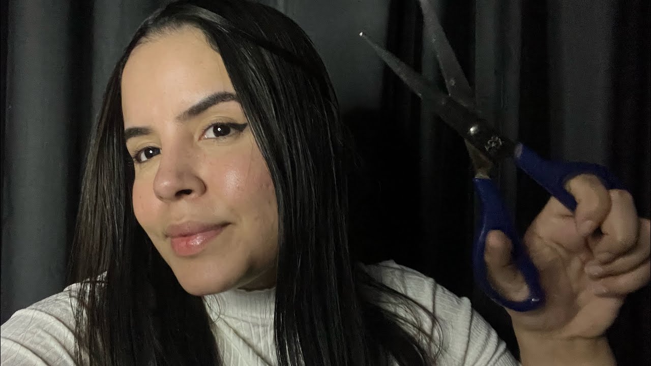 ASMR - CORTANDO SEU CABELO ✂️💇🏻‍♀️ #asmr #cortedecabelo