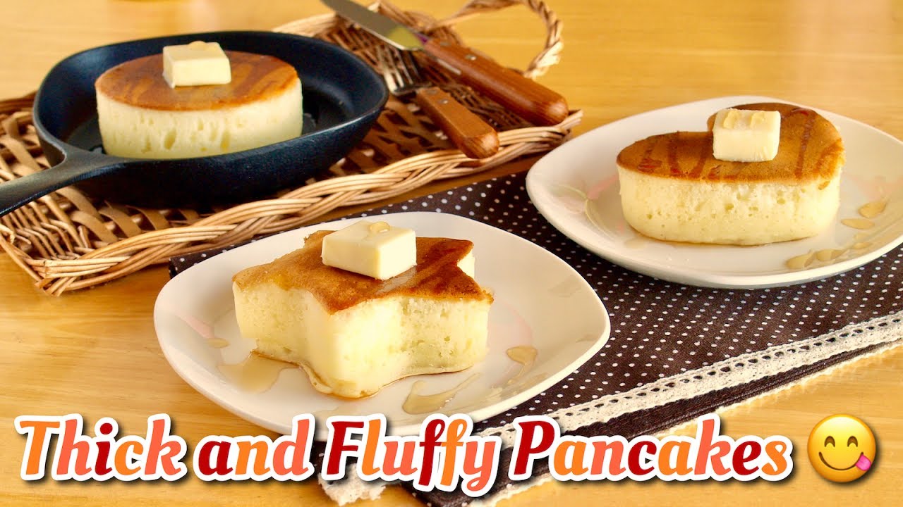 How to Make No-Fail Thick and Fluffy Japanese Pancakes (NO EGG) | OCHIKERON | Create Eat Happy :) | ochikeron