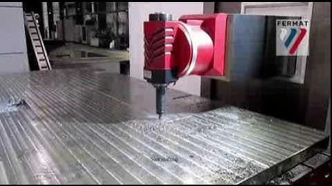 FERMAT Floor Type Horizontal Boring Mill WRF 160 Heavy CNC - Slot Milling/Slotting operation
