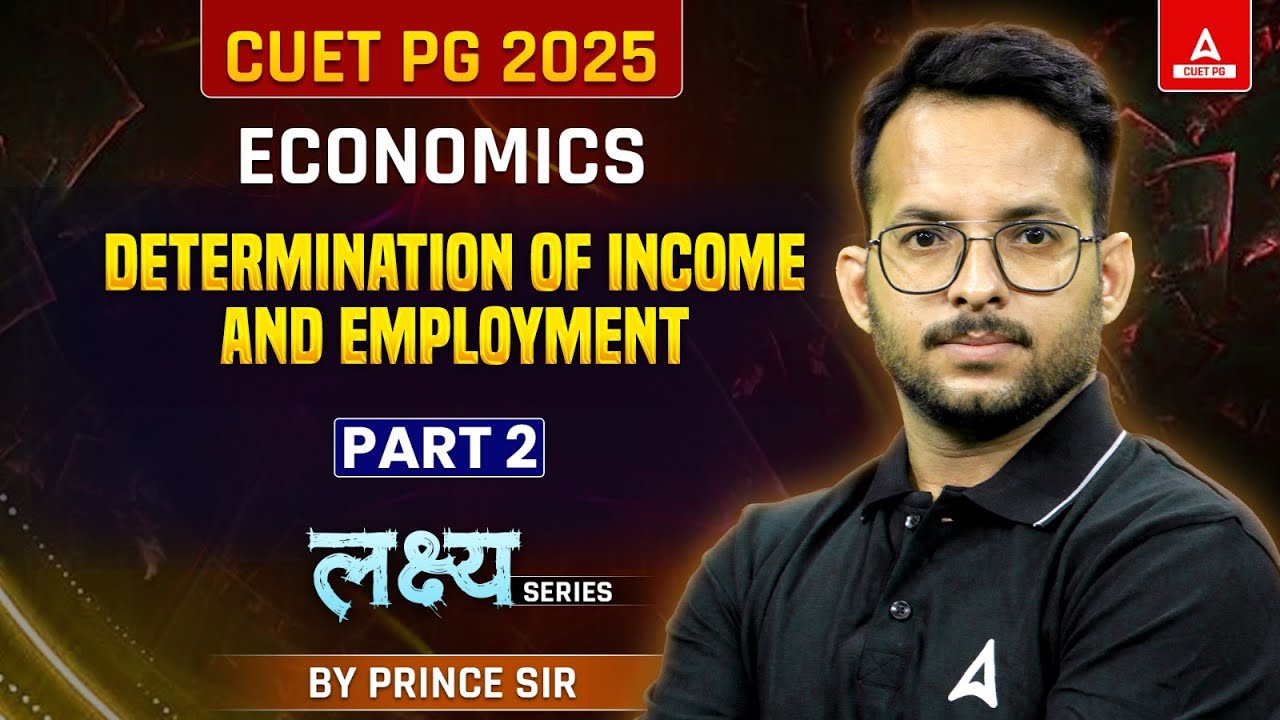 Determination of Income and Employment for CUET PG Economics 2025 ...