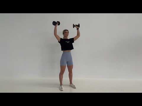 Dumbbell Standing Shoulder Press