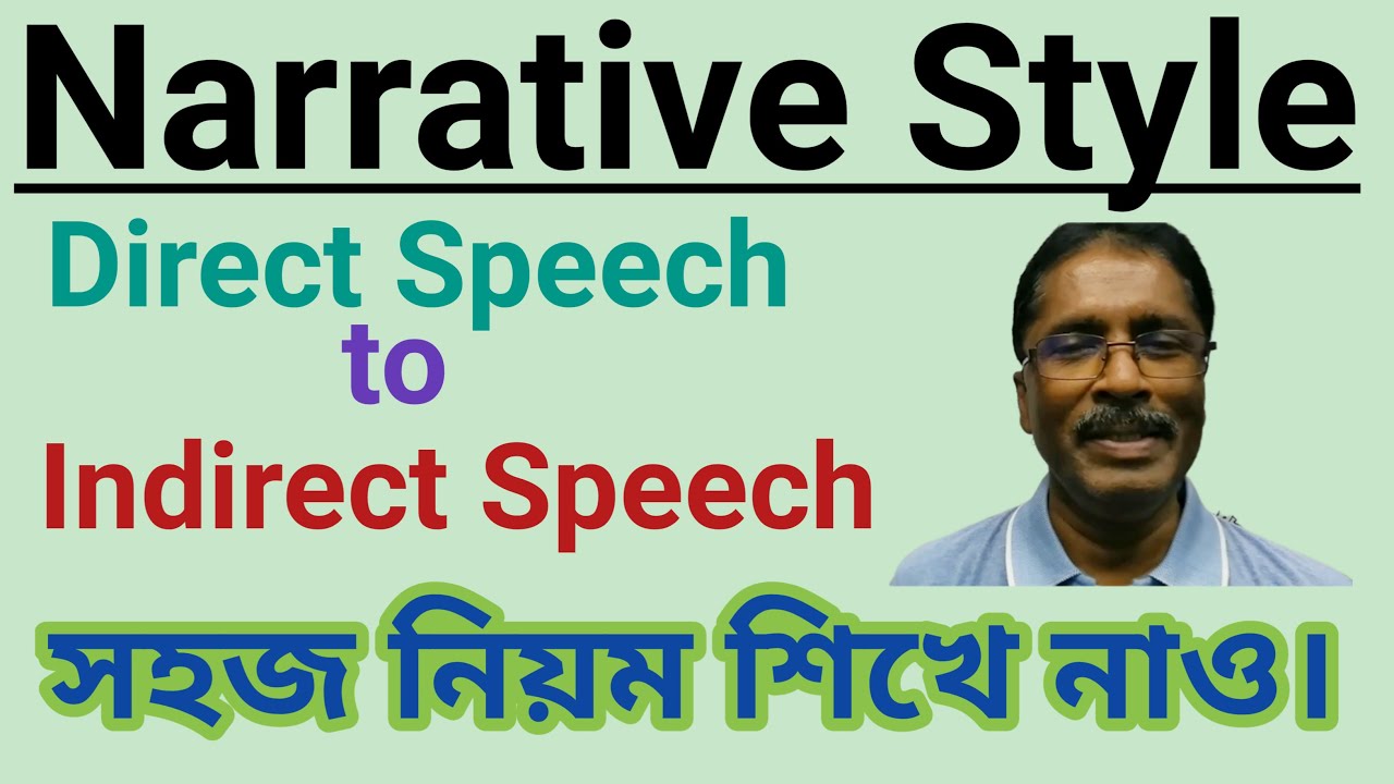 Narration | Direct And Indirect Speech | Rules ব্যবহার করার সহজ নিয়ম ...