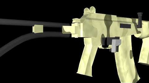 AK-47 3D Studio Max.