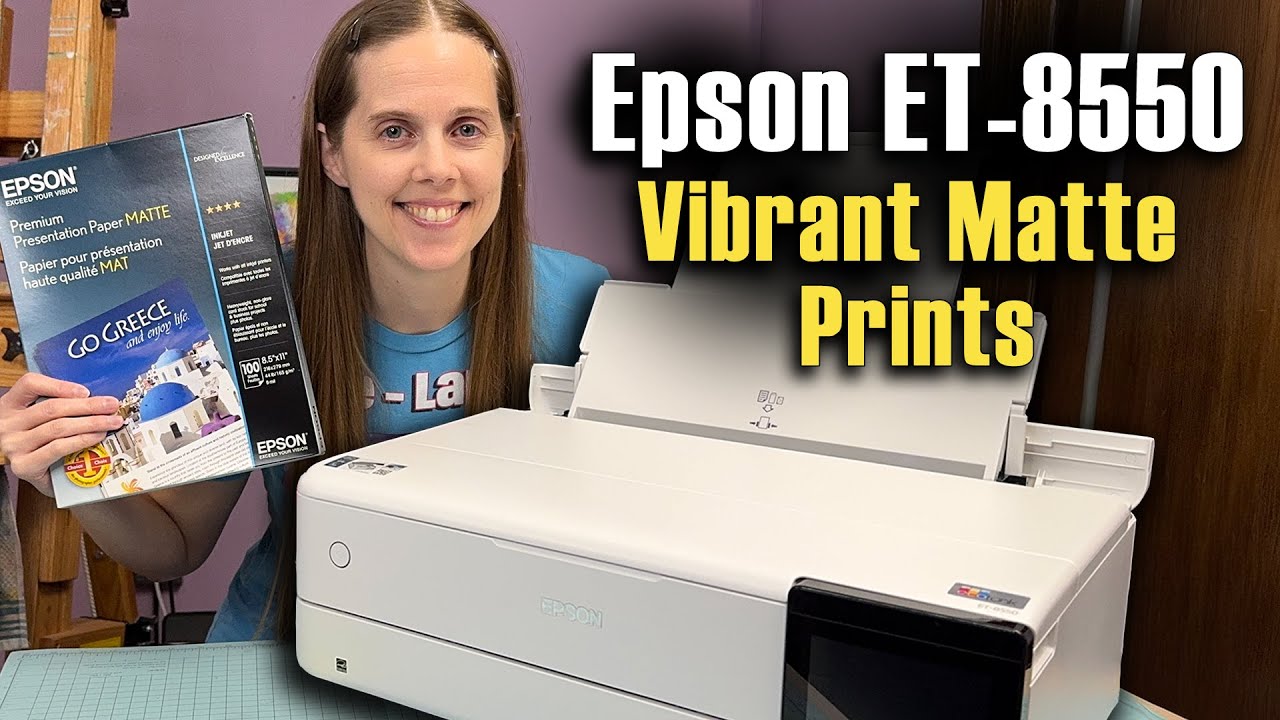Epson EcoTank ET-8550 Matte Paper Settings Hack