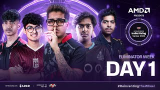 AMD Presents UE India Rising Series 2024 | BGMI | League Stage Day-1 Ft IQOOSouL, Godlike, CG, etc