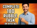 Earned 180₽ Today on Aviso.biz | Daily Online Income | Work from Home Tasks
