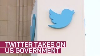 Twitter takes on US government