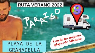 #9 RUTA VERANO 2022 EN AUTOCARAVANA - Playa de la Granadella by dromomaniático 1,191 views 1 year ago 6 minutes, 54 seconds