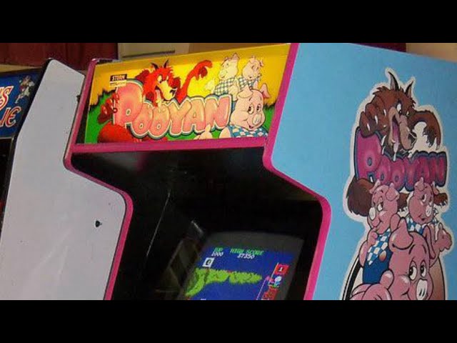 Pooyan (1982) by Konami | Quarter Muncher with Cute Characters