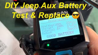 DIY Jeep Aux Battery test and replacement