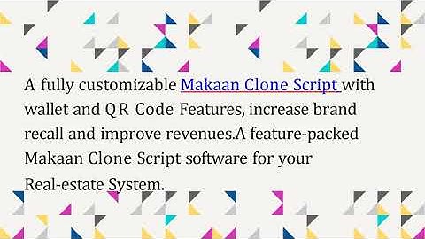 Best Makaan Clone Script -  Readymade Clone Script
