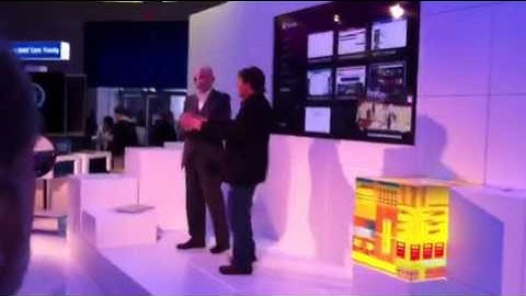 Intel SmartTV demo. CES