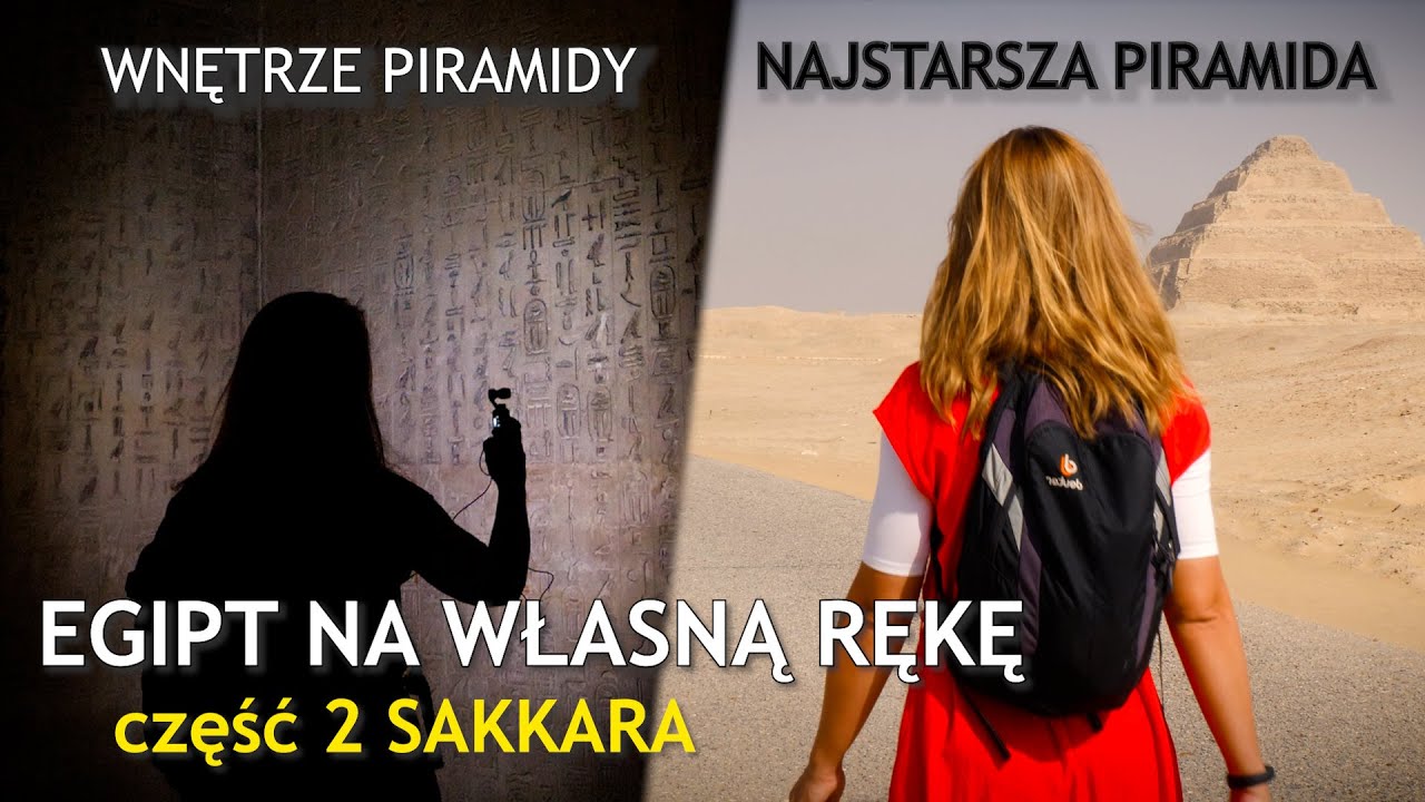 🇪🇬  Egipt, Sakkara. Szok. Najstarsza piramida i gigantyczna świątynia byków.